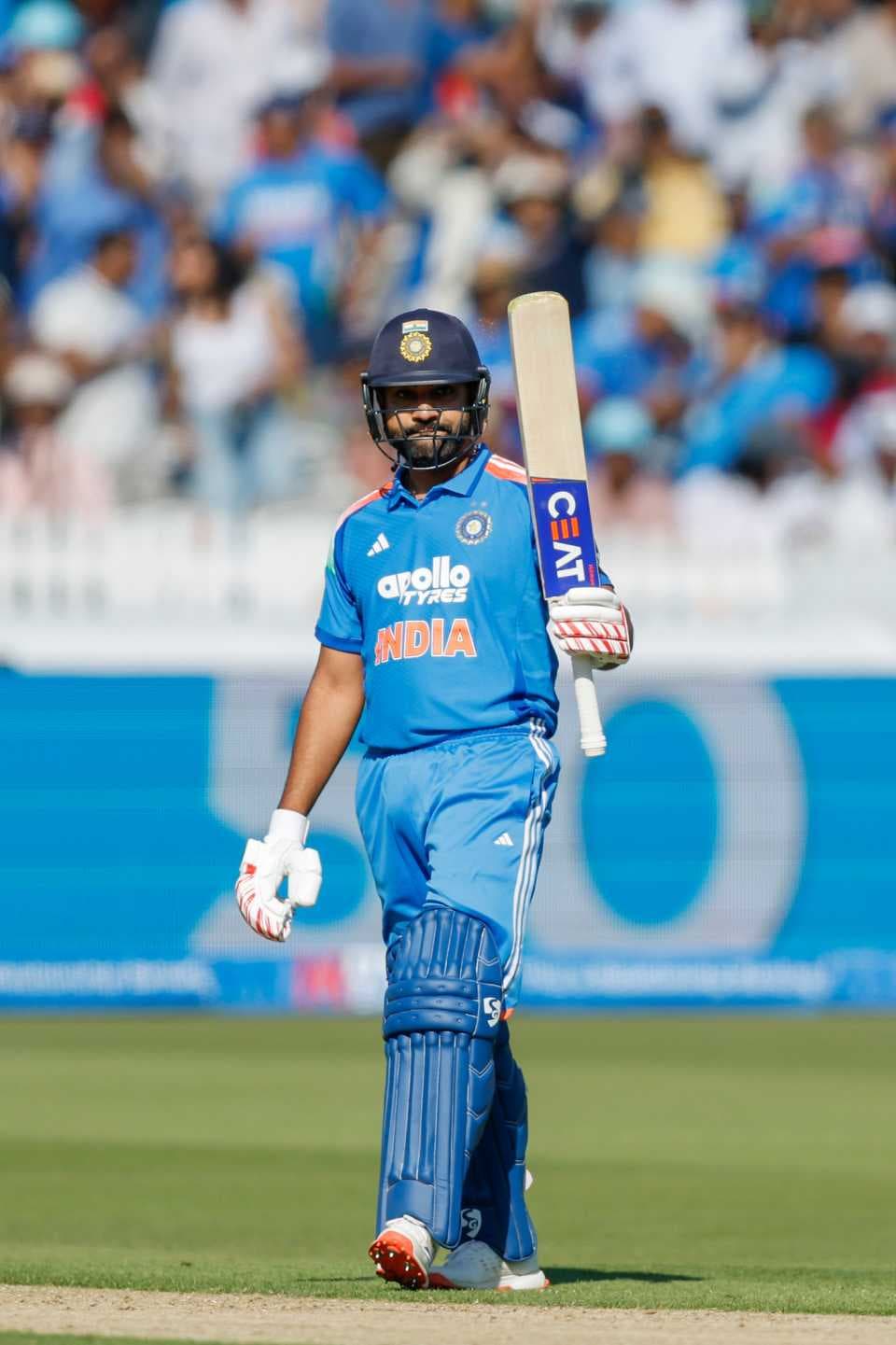 Rohit Sharma blasts century in third ODI at Lord's