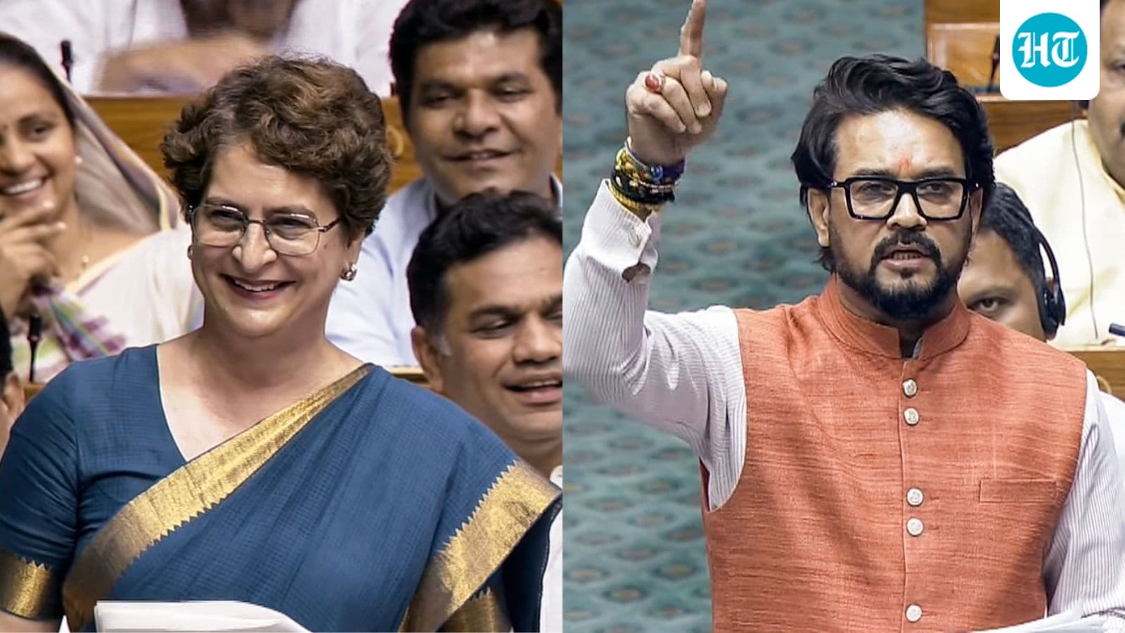 Priyanka Gandhi and BJP clash over exam panel